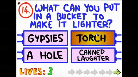 impossible quiz all answers.